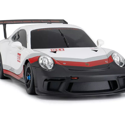 RC automobilis 1:18 Rastar Porsche 911 GT3, baltas-pilkas