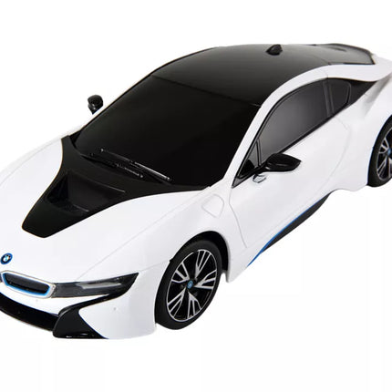 RC Automobilis 1:18 Rastar BMW I8 Baltas