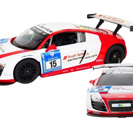Automobilis R/C 1:24 Nuotoliniu būdu valdomas sportinis AUDI R8 LMS baltas