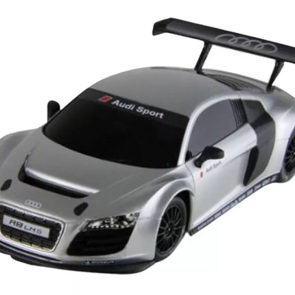 Automobilis R/C 1:24 Nuotoliniu būdu valdomas sportinis AUDI R8 LMS sidabrinis