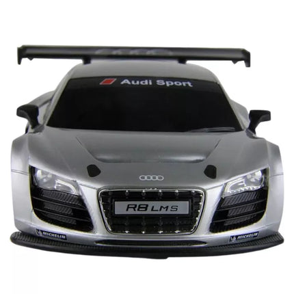 Automobilis R/C 1:24 Nuotoliniu būdu valdomas sportinis AUDI R8 LMS sidabrinis