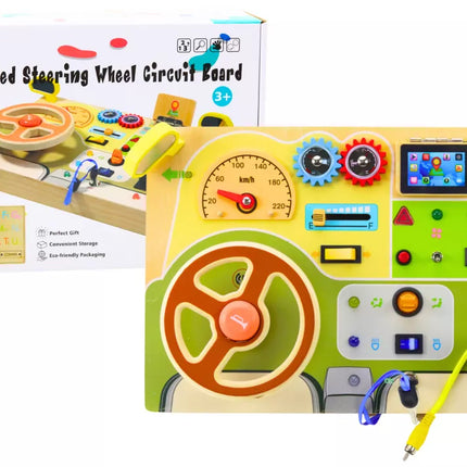 Analoginis sensorinis manipuliacinis skydelis automobilių LED žibintai