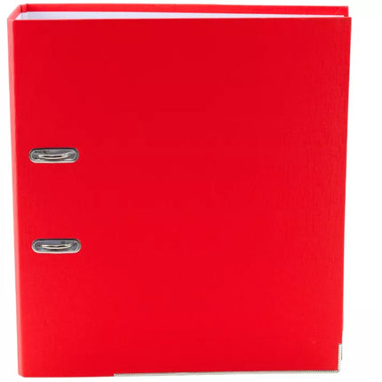 A4 formato dokumentų segtuvas / 75 mm svirtinis mechanizmas, raudonas