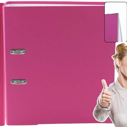 A4 formato dokumentų segtuvas / 75 mm svirties mechanizmas, rožinis