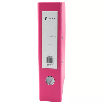 A4 formato dokumentų segtuvas / 75 mm svirties mechanizmas, rožinis