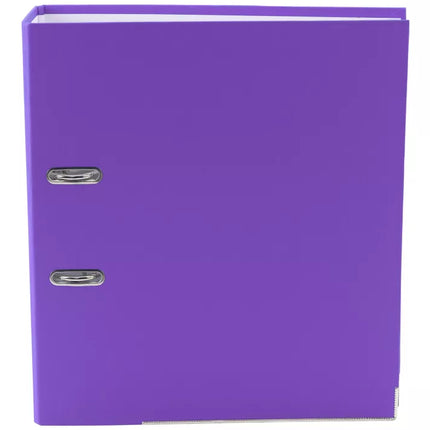 A4 formato segtuvas dokumentams, 75 mm, svirties mechanizmas, violetinis