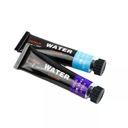 Akrilinių dažų rinkinys tūbelėse, 24 spalvos