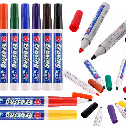 8 spalvų baltos lentos žymeklių rinkinys