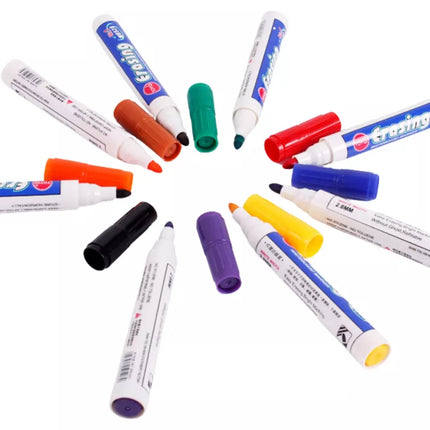 8 spalvų baltos lentos žymeklių rinkinys