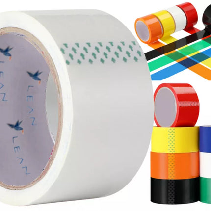 Akrilinė pakavimo juosta, balta, 48 mm x 50 jardų