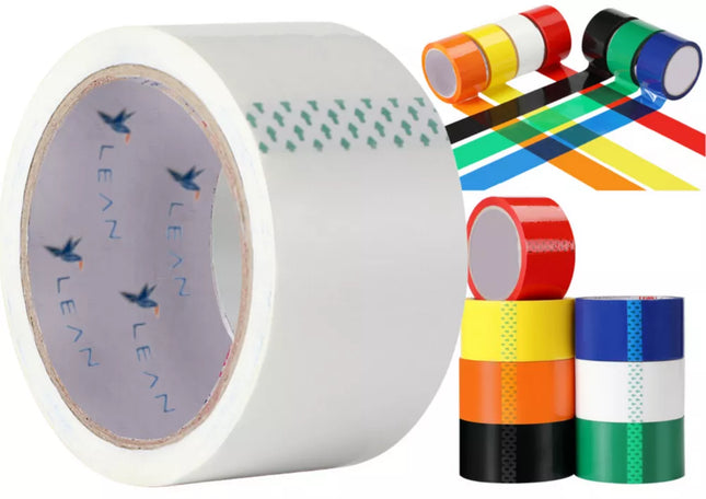 Akrilinė pakavimo juosta, balta, 48 mm x 50 jardų