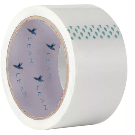 Akrilinė pakavimo juosta, balta, 48 mm x 50 jardų