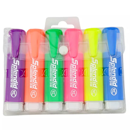 Pastelinių spalvų žymeklių rinkinys 6 vnt.