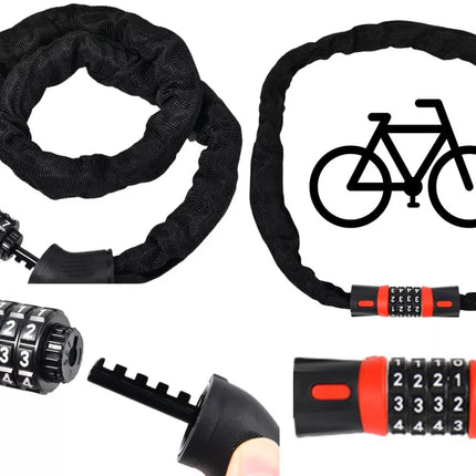 Dviračio spyna, kombinuota spyna, skaitmeninis kodas