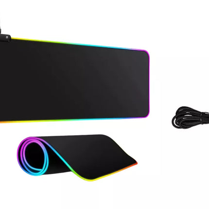 Pelės kilimėlis su LED apšvietimu, skirtas klaviatūrai, 30x80 cm