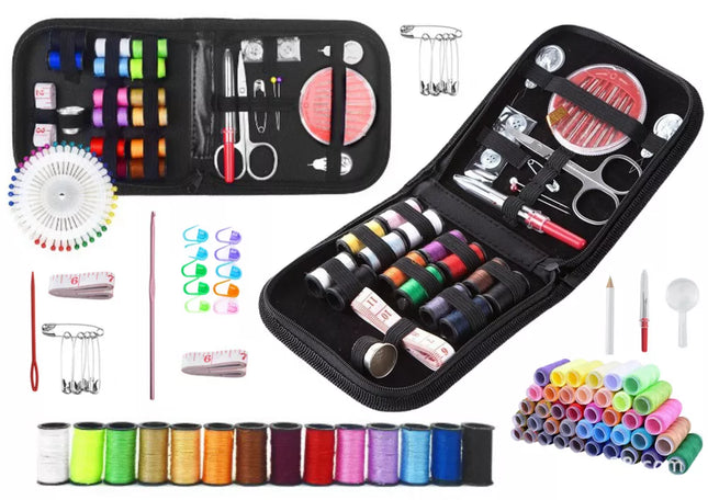 Mini siuvimo rinkinys dėkle, įrankių dėžė, 29 dalys