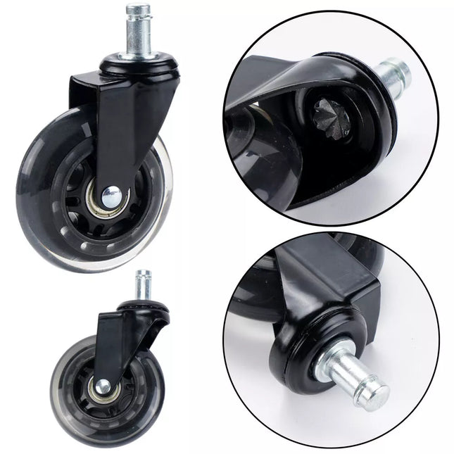 Guminis ratukas kėdėms, skaidrus, tylus, 1 vnt.