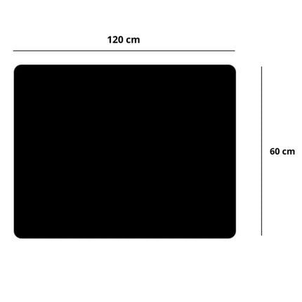 Biuro pelės ir klaviatūros kilimėlis 120 x 60 cm