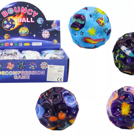 Minkymo ir atšokimo kamuoliukas su ertmėmis 7cm