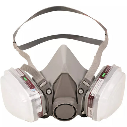 Pusiau kaukė nuo dažų dulkių su 2 anglies filtrais