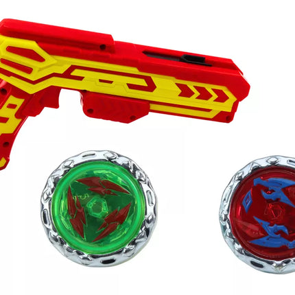 Šautuvo paleidimo rinkinys 2 metaliniai diskai Raudonos šviesos