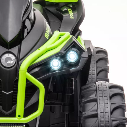 GTS1199 Žalias akumuliatorinis keturratis