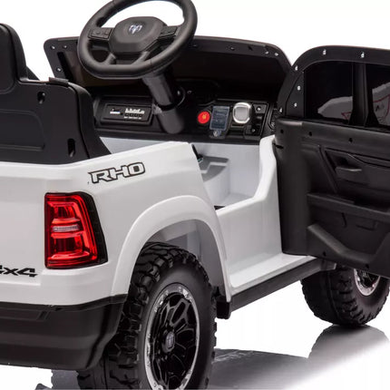 Akumuliatorinis automobilis ZB618 Dodge Ram Baltas