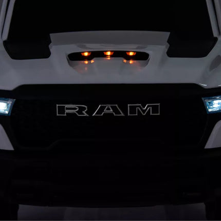 Akumuliatorinis automobilis ZB618 Dodge Ram Baltas