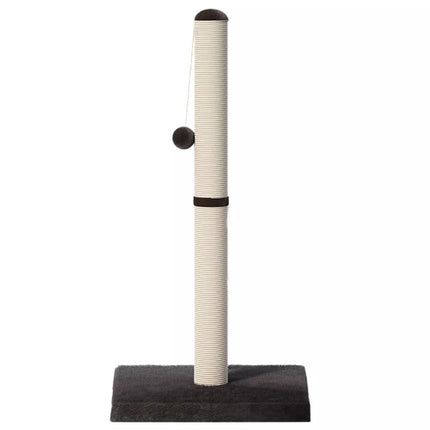 Katės draskyklė-bokštelis, tamsiai pilka, 80 cm x 40 cm