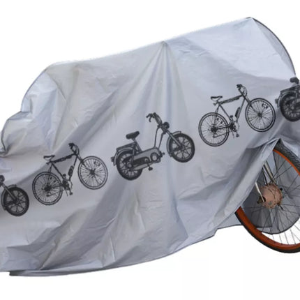 Velcro uždangalas dviračiui, paspirtukui, atsparus vandeniui, medžiaga 210x100x64 cm