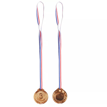 Bronzos medalis, pirmos vietos prizo trofėjus, cinkas, 6,5 cm