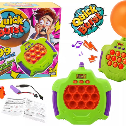 „Pop-It“ elektroninė konsolė – arkadinis žaidimas su sprogstančiais balionais