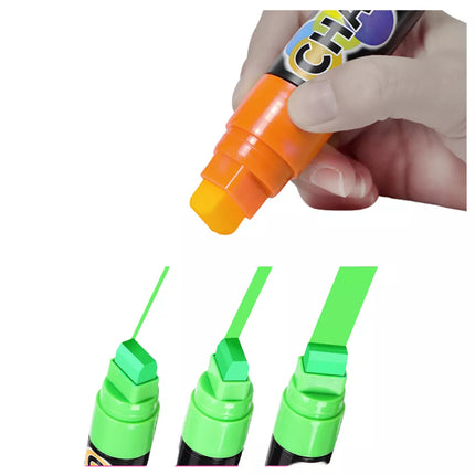 Kreidelių žymeklių spalvotas daugiafunkcinis 8 dalių rinkinys