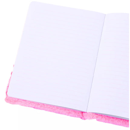 Pliušinis užrašų knygutė su vienaragio karčiais, spalvinga A5