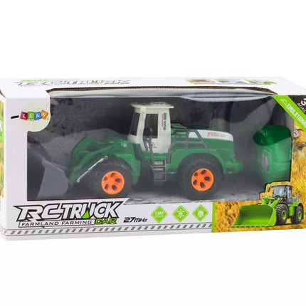 Ekskavatoriaus krautuvo R/C nuotolinio valdymo pakeliamoji svirtis, žalia