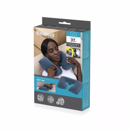 Pripučiama kelioninė pagalvė „Croissant Blue“ Bestway 67006