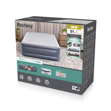 Bestway 6713I Pripučiamas čiužinys 203 x 152 x 51 cm