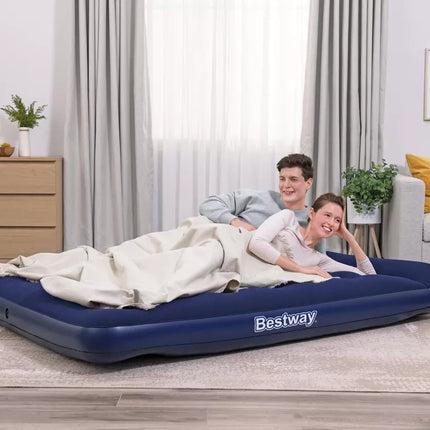 Pripučiamas čiužinys su pompa 203 x 152 x 28 cm Bestway 67226