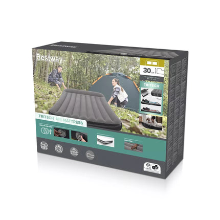 Pripučiamas dvigulis čiužinys 150 x 203 x 30 cm Bestway 671BS