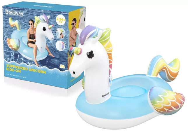 Pripučiamas vienaragis 224 x 164 cm Bestway 41113