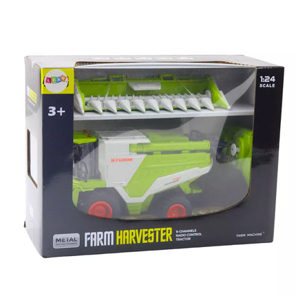 Kombainas su kukurūzų pjaunamuoju 2in1 nuotoliniu būdu valdomas RC dūmų efektas 2.4G