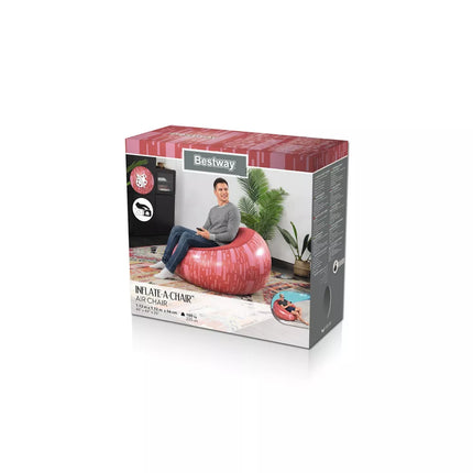 Pripučiama kėdė raudona Bestway 75052