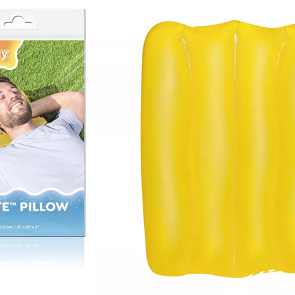 Pripučiama pagalvė 38 x 25 cm geltona Bestway 52127