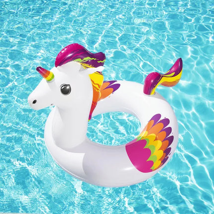 Pripučiamas vienaragis plaukimo ratas 119 x 91 cm Bestway 36159