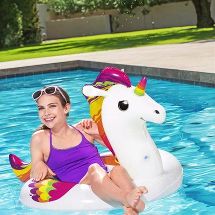 Pripučiamas vienaragis plaukimo ratas 119 x 91 cm Bestway 36159