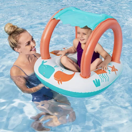 Pripučiama pontoninė valtis su stogeliu 84 x 67cm Bestway 34203