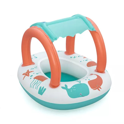 Pripučiama pontoninė valtis su stogeliu 84 x 67cm Bestway 34203