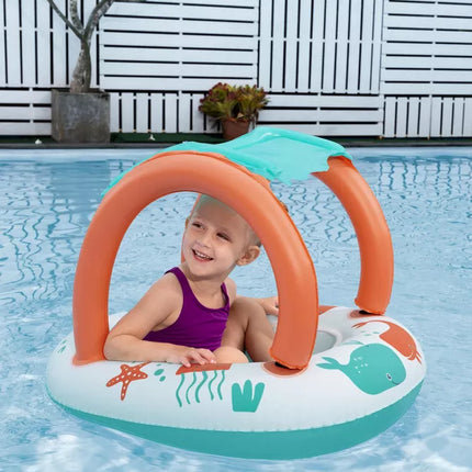 Pripučiama pontoninė valtis su stogeliu 84 x 67cm Bestway 34203