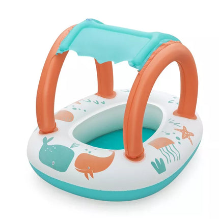 Pripučiama pontoninė valtis su stogeliu 84 x 67cm Bestway 34203