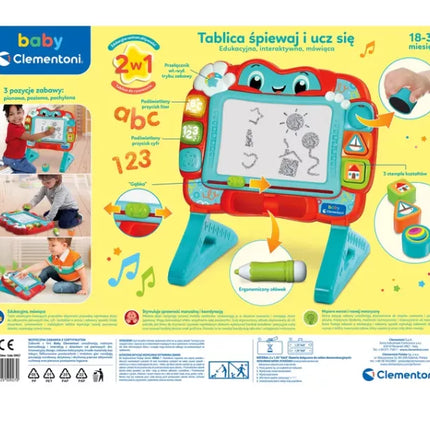 Interaktyvi mokomoji lenta lenkų kalba Clementoni 50927